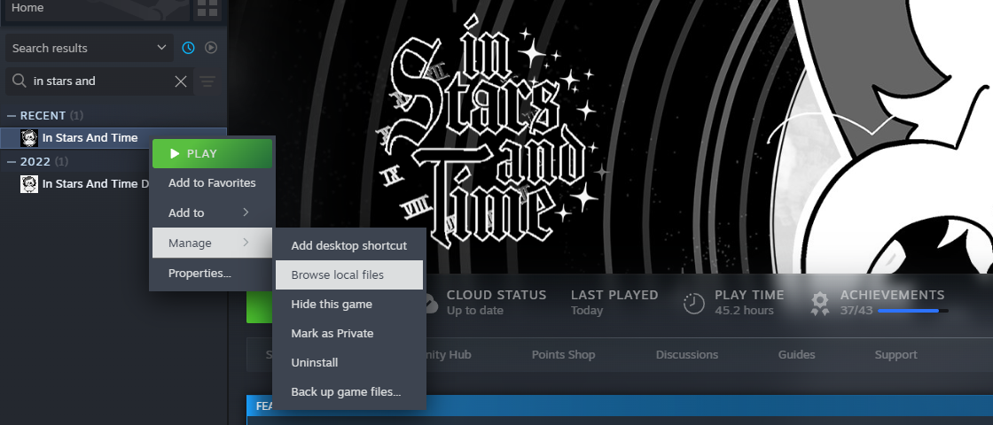 Steam Library Screenshot